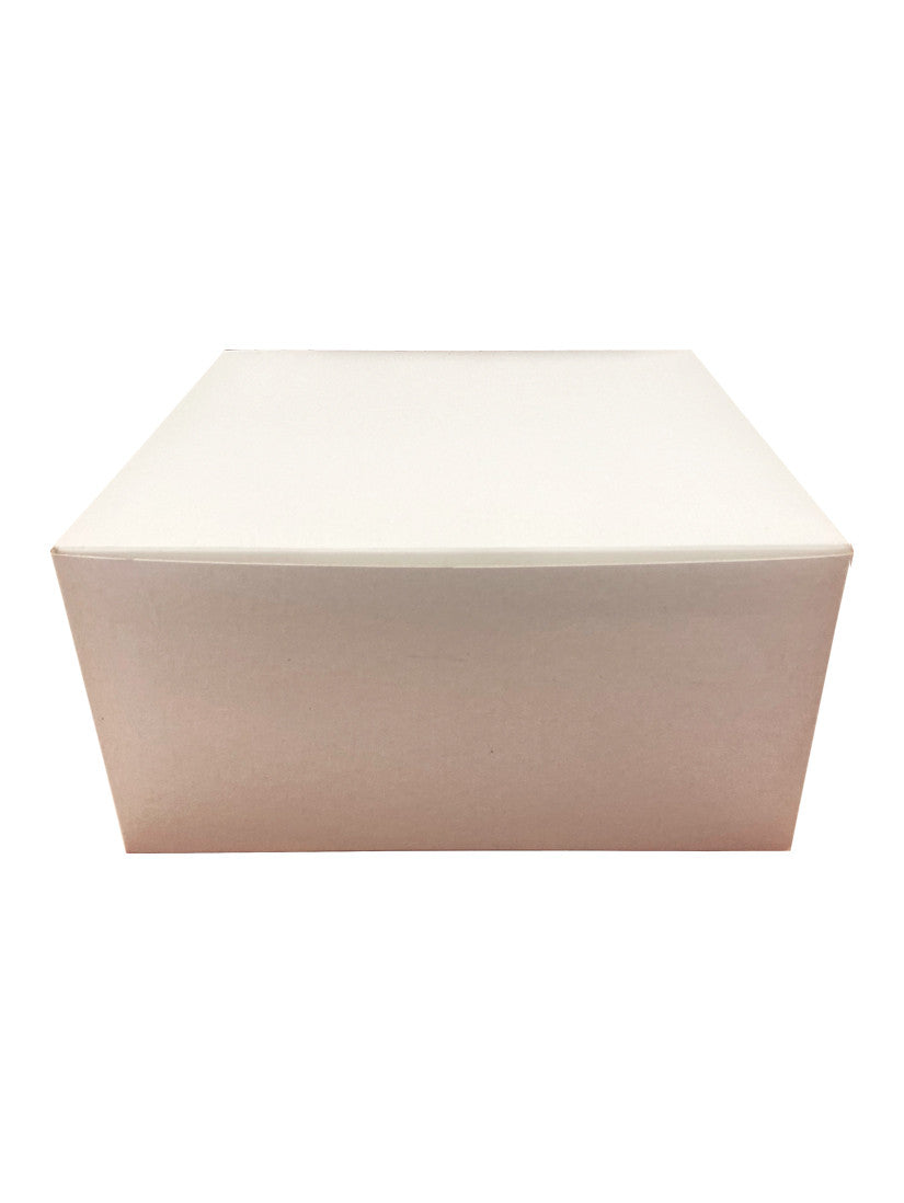 EB - 10" x 10" x 5" - White Cake Box