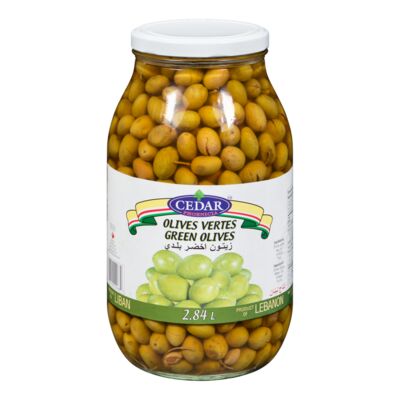 Cedar - Pitted Green Olives