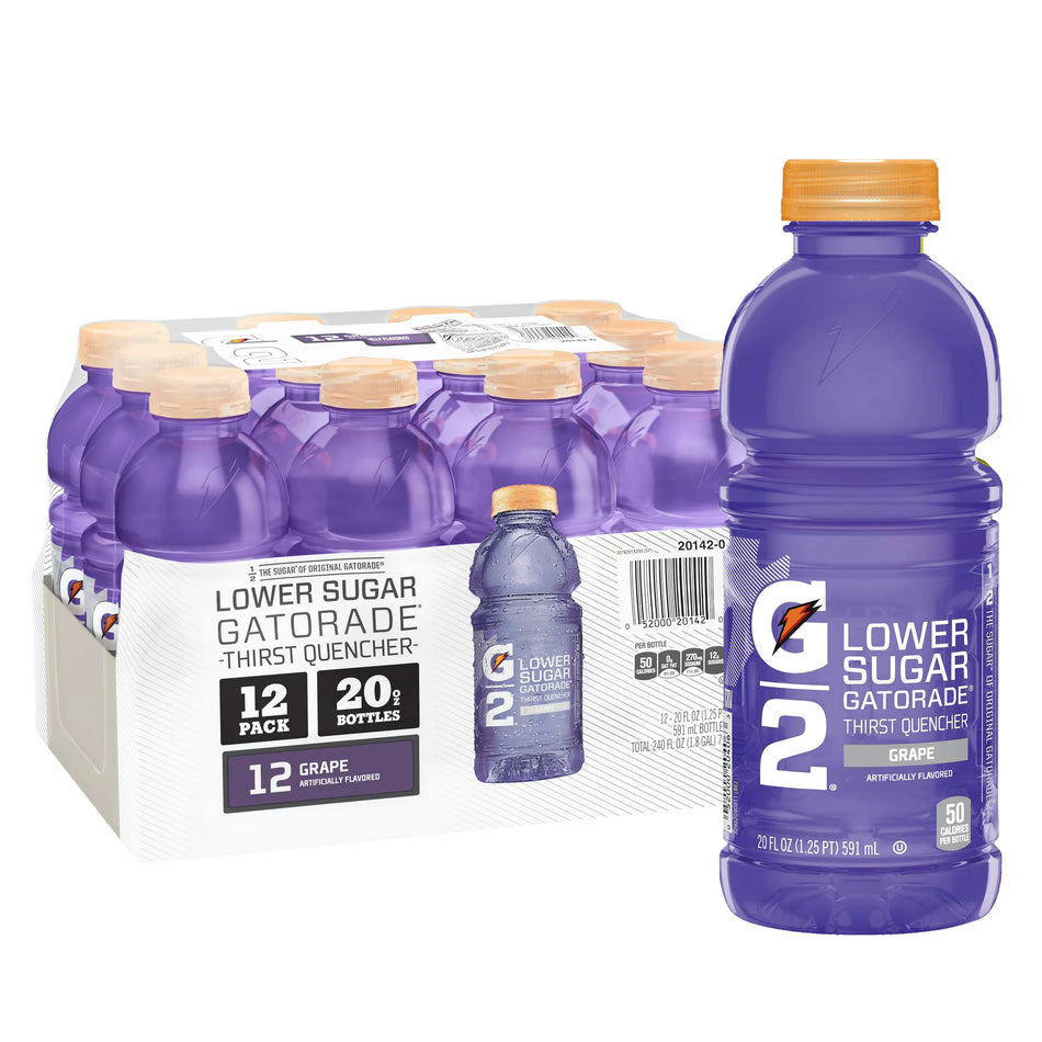 Gatorade G2 Low Calorie - Grape Bottles