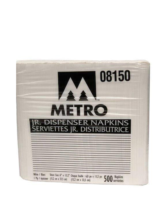 Metro 1-Ply Jr. Dispenser, Tall Fold Napkins - 08150