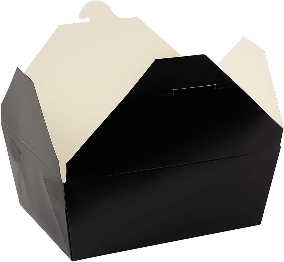 #8 Black Paper Fold Box