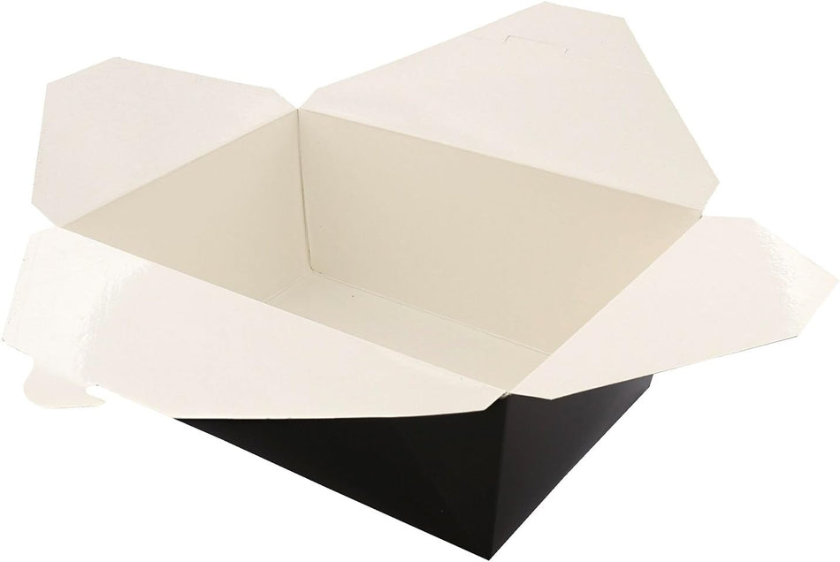 #8 Black Paper Fold Box