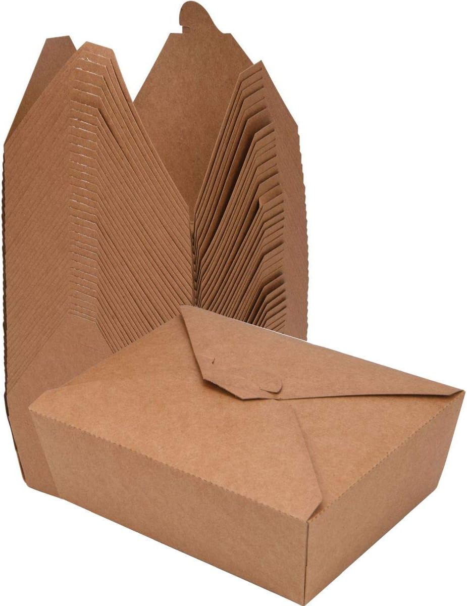 #9 Kraft Paper Fold Box