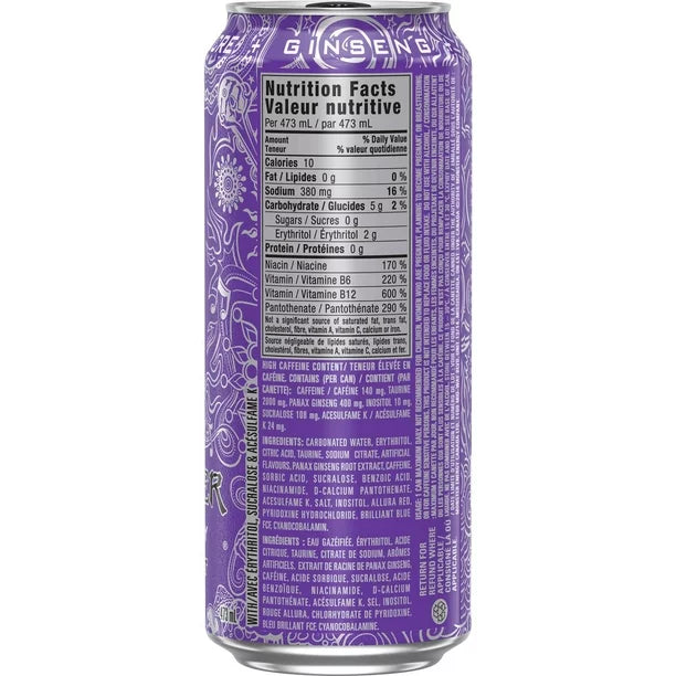 Monster - Ultra Violet Energy Drink - Cans