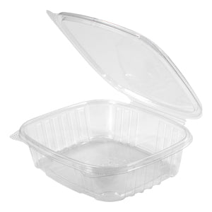 Genpak AD24 Clear Hinged Deli Container - 24oz