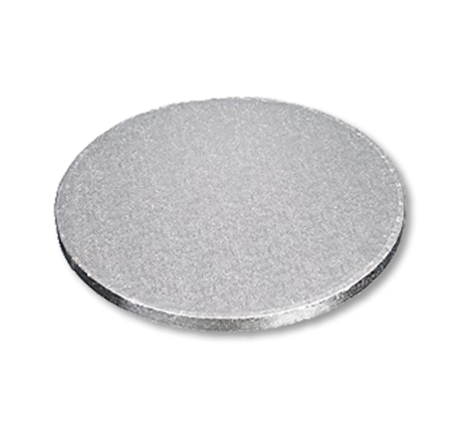 12" Round x 1/2" thick Silver Cake Board