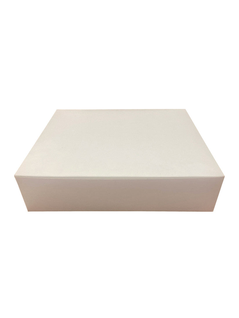 E.B Box - 8 x 5.5 x 3.5 - White Cake Box (Fish & Chips Box 4 Order)