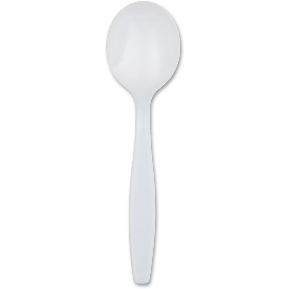 White Heavyweight Soup Spoons