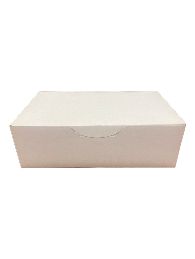 EB - 14" x 10" x 5" - (1/4 Slab) White Cake Box