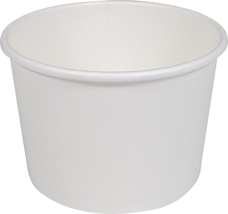 4 oz Paper Soup Container - White