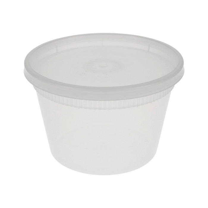 16oz Round Deli Container with Lids