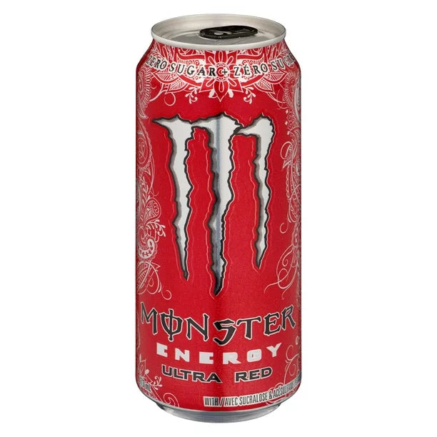 Monster - Ultra Red Energy Drink Cans