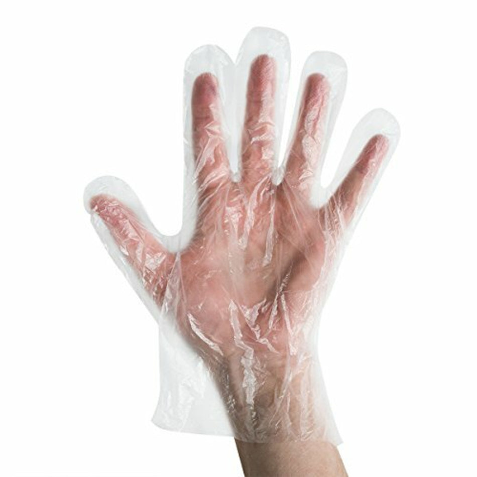 Clear Poly Gloves (Deli Glove) - Medium