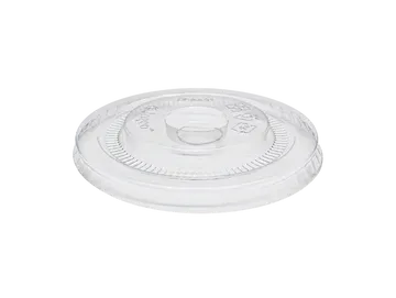 Bio-Sposables - CF 9401  - PLA Flat Lid (with C-Fold Straw Slot)  Fits CF 9 Series Cups