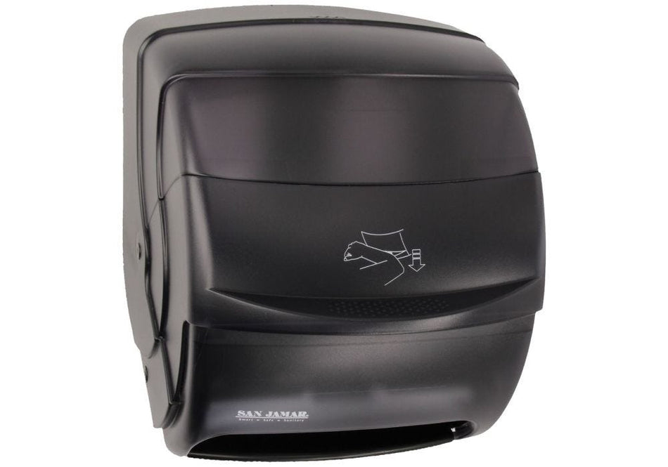 San Jamar T850TBK Integra Plastic Roll Towel Dispenser - Black Pearl