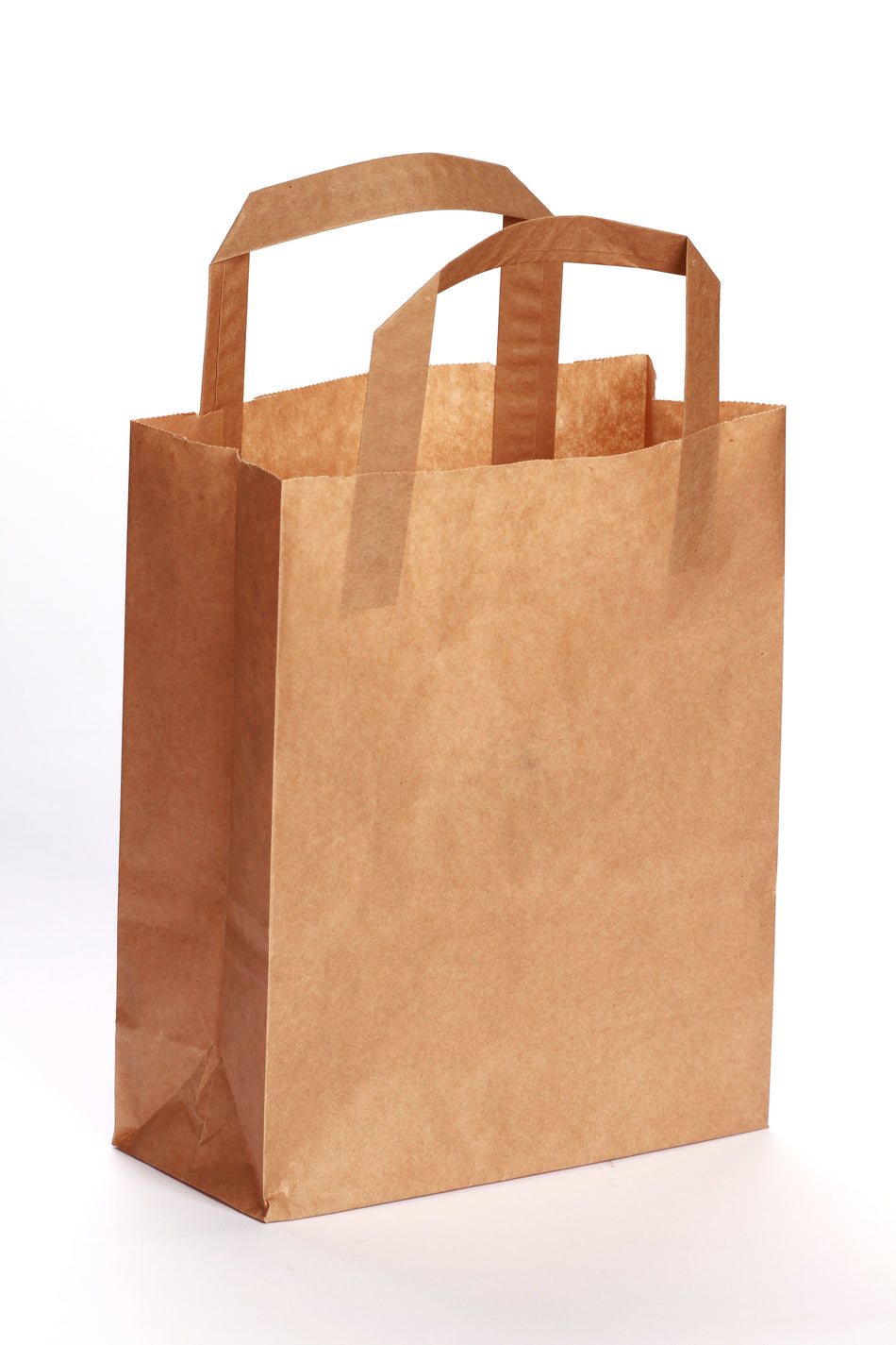 8x5x11 - Kraft Paper Flat Handle Bag