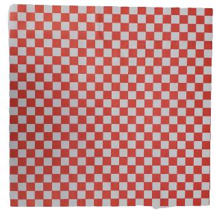 Checkered Sheets - Red - 12"x12" - 172045