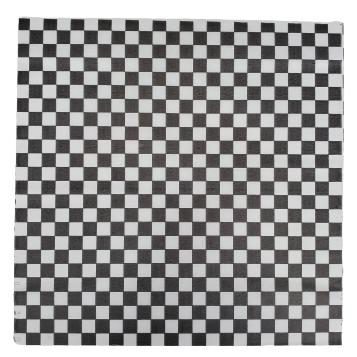 Checkered Sheets - Black - 12"x12" - 172046