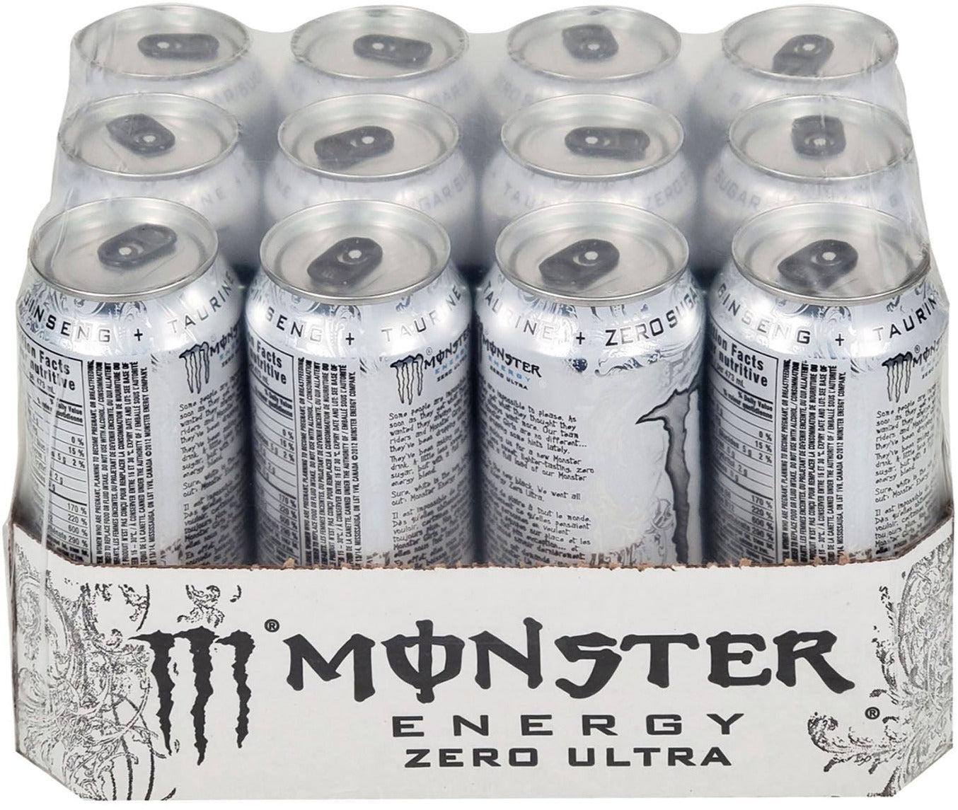 Monster - Zero Ultra Energy Drink - Cans