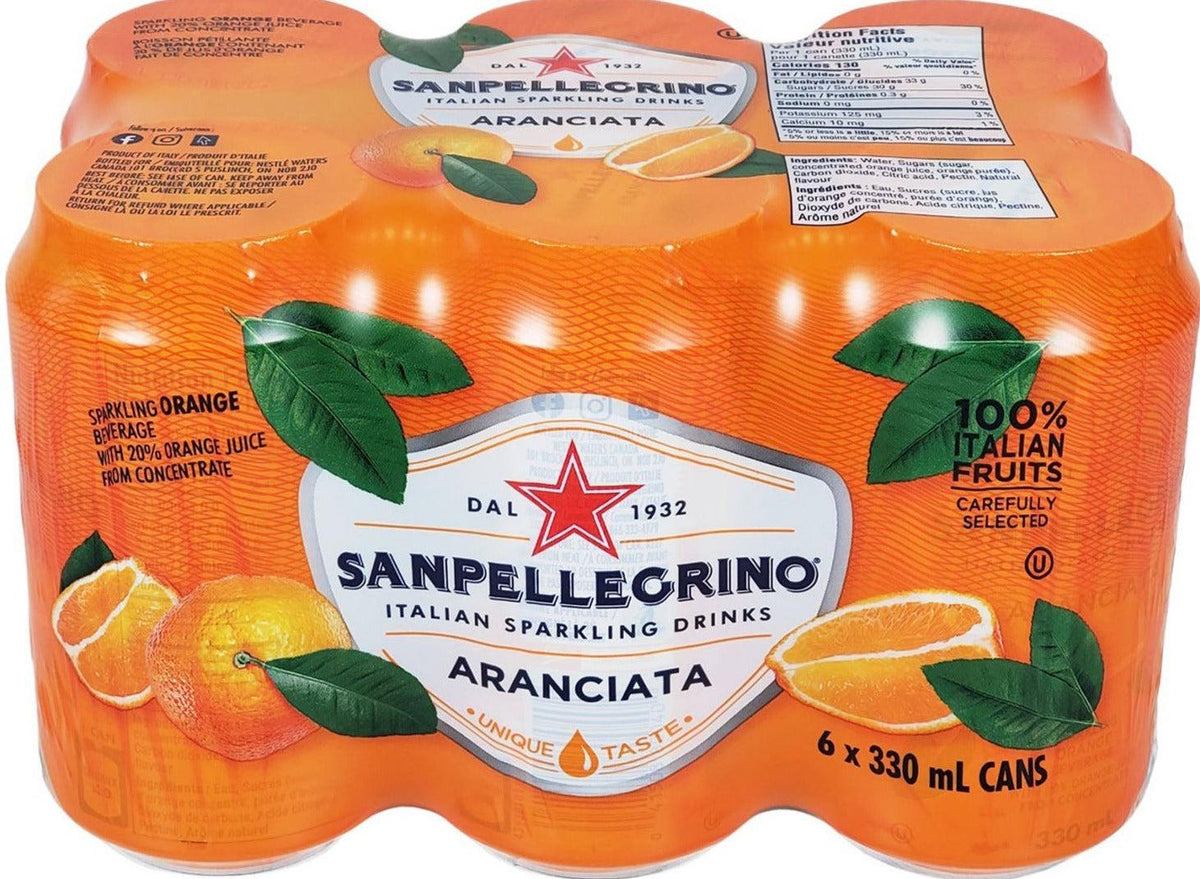 San Pellegrino - Aranciata - Cans