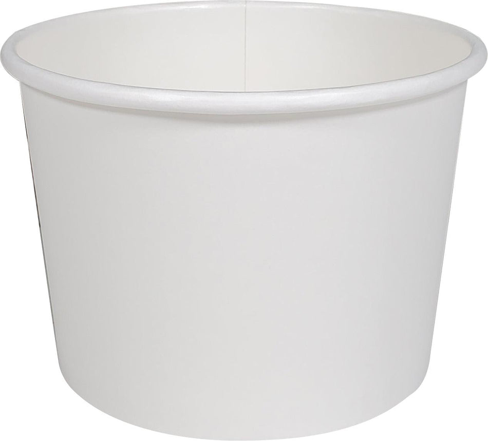 16 oz Paper Soup Container - White