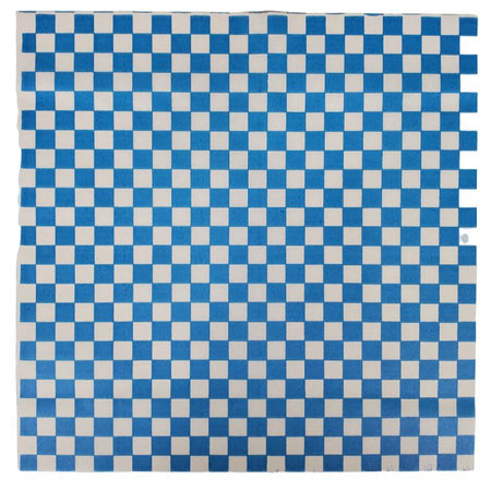 Checkered Sheets - Blue - 14"x14" - 172062